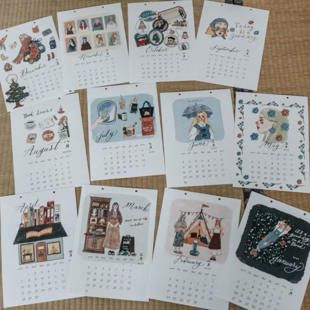 Today is a good day 2025掛曆 12月份A4掛曆｜甜蜜生活