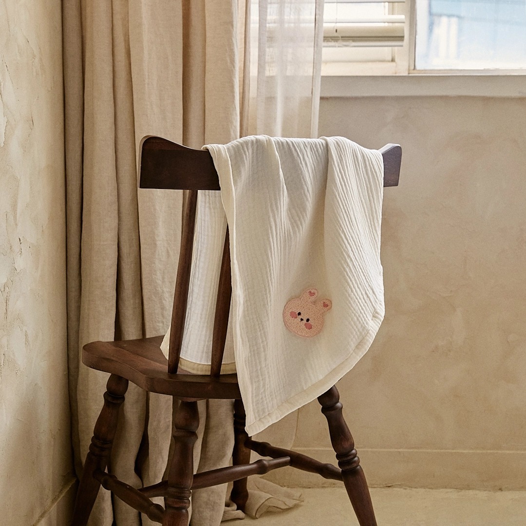 Basic&Pure莫代爾三重棉紗-輕薄蓋毯 (人物版/logo版)