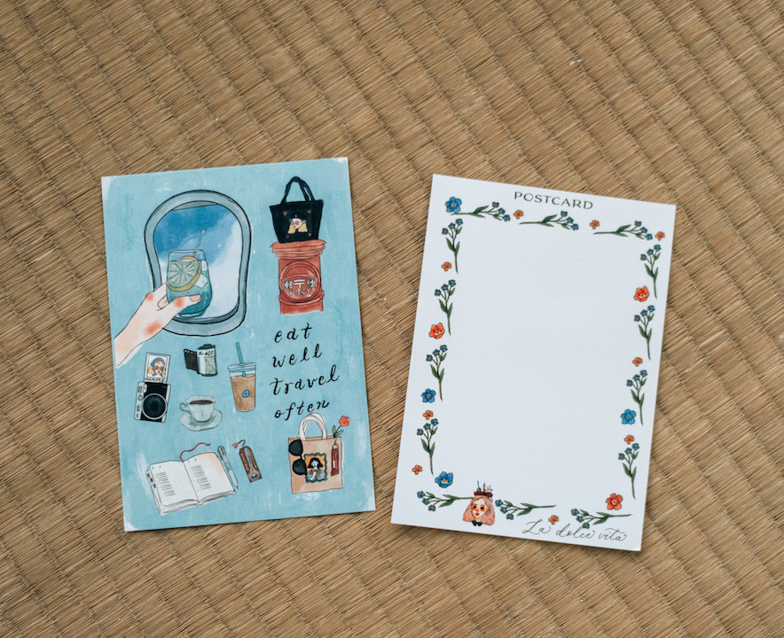 好好吃飯 好好旅行 明信片｜甜蜜生活
