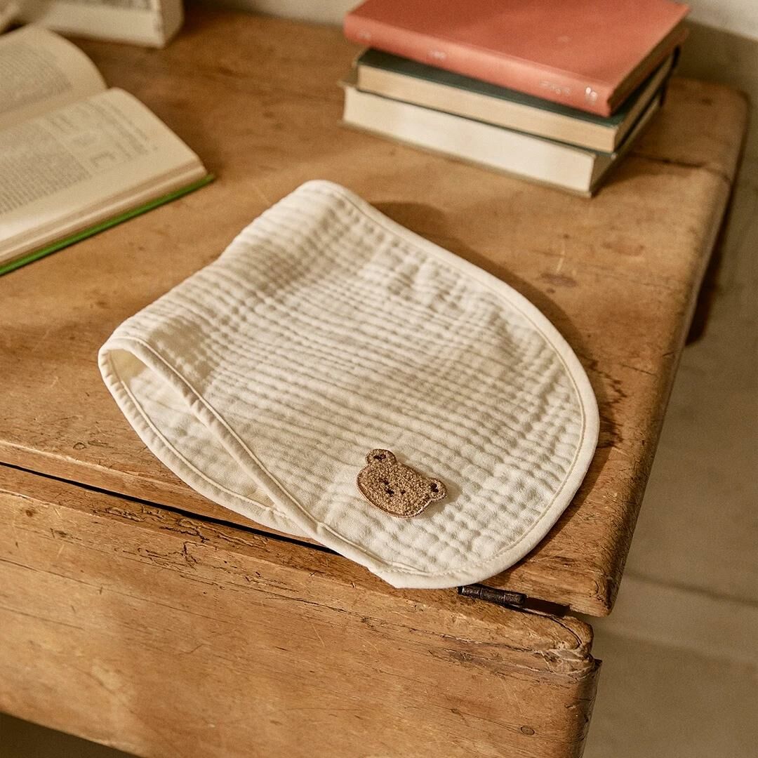 Basic&Pure莫代爾三重棉紗-肩部咬咬巾(人物版/logo版)