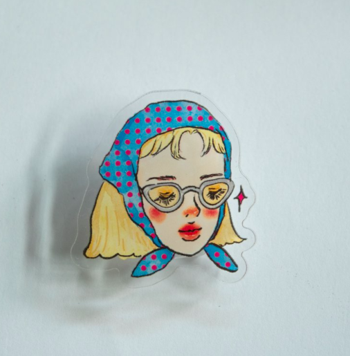 頭巾女孩 甜蜜2025 壓克力夾子｜甜蜜生活