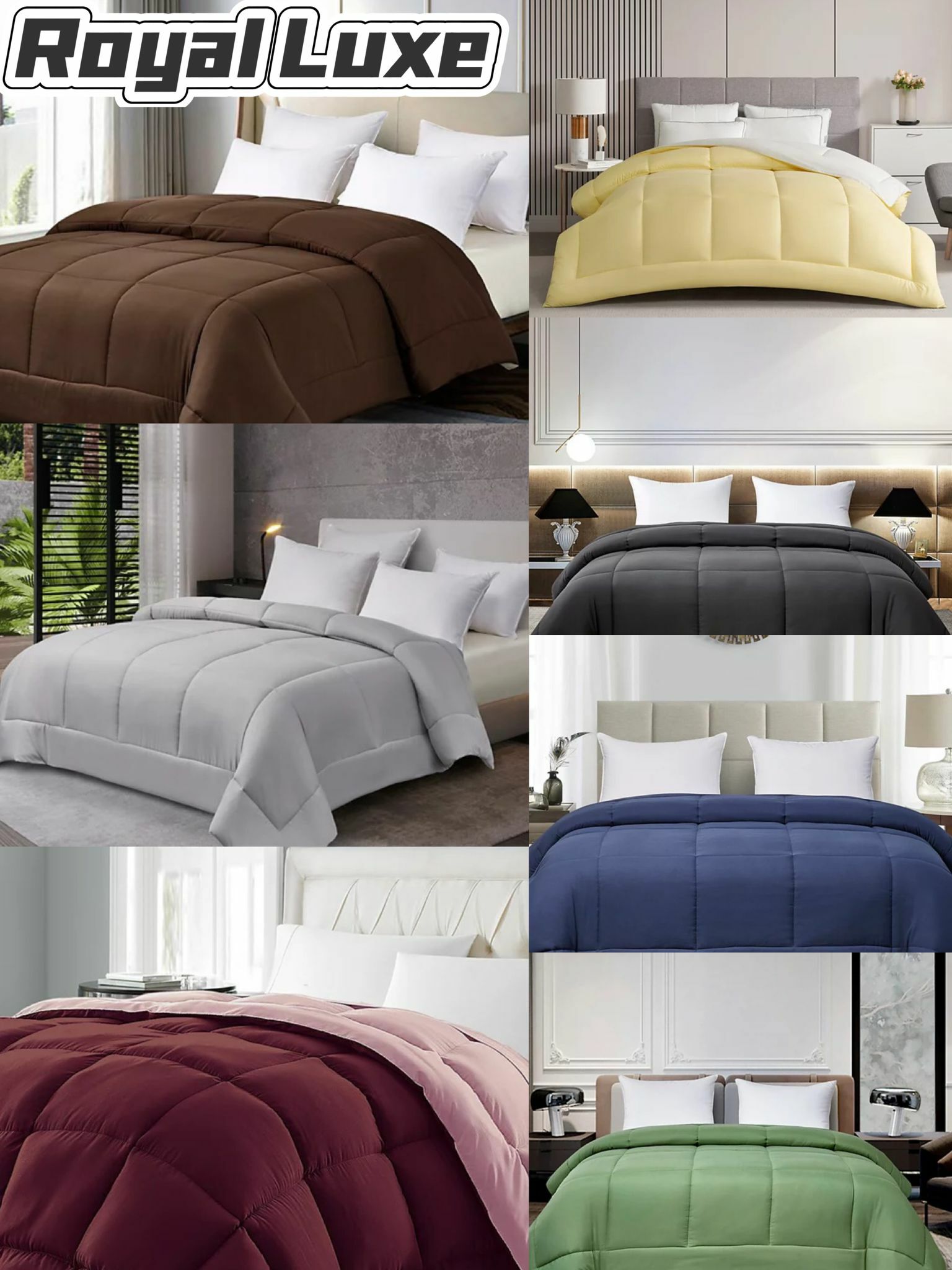 【預購】Royal Luxe Reversible Down G102501 羽絨被