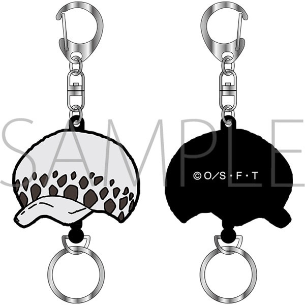 4550621242762 MOVIC 預訂2025/2月 ONE PIECE　帽子型ラバーリールキーホルダー／ロー