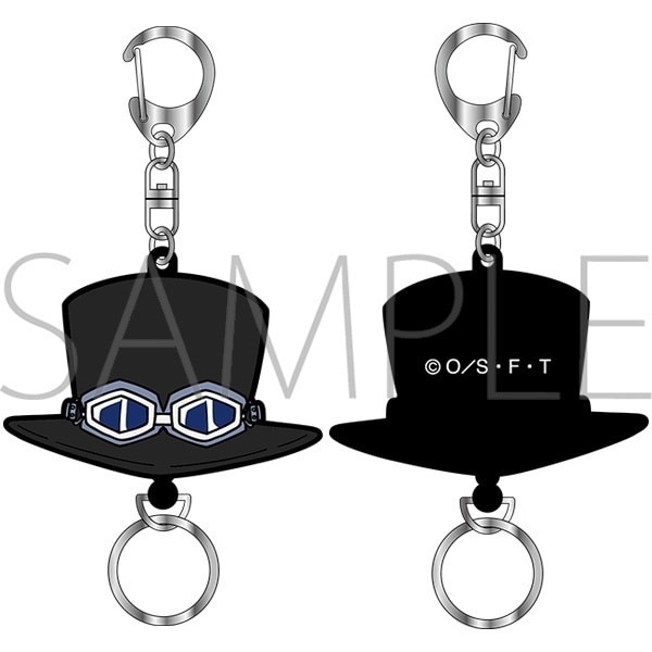 4550621242786 MOVIC 預訂 2024/2月 ONE PIECE　帽子型ラバーリールキーホルダー／サボ