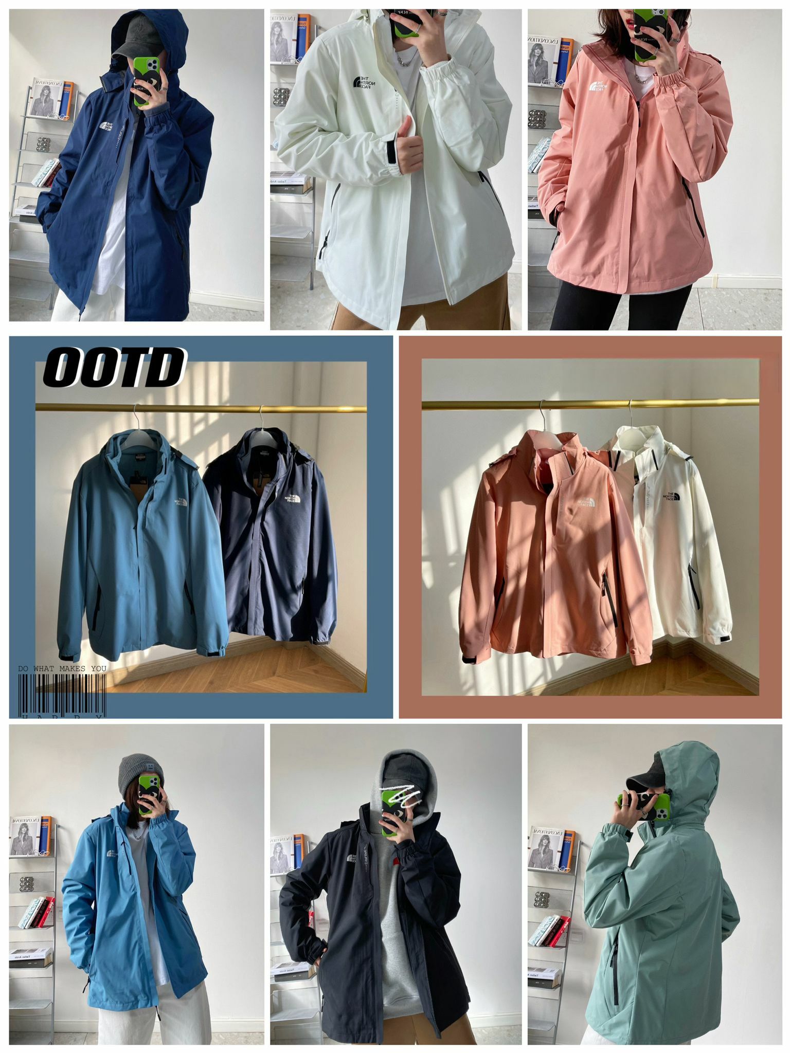 🆕TNF三合一男女款情侶👫裝外套-2401749