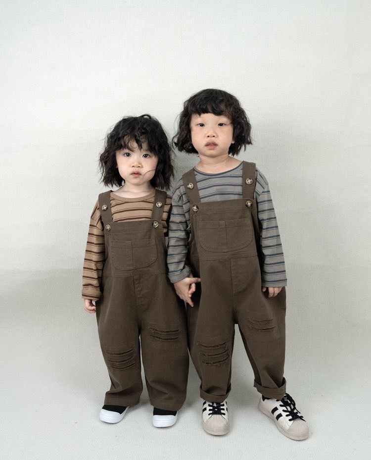 三色日系條紋上衣