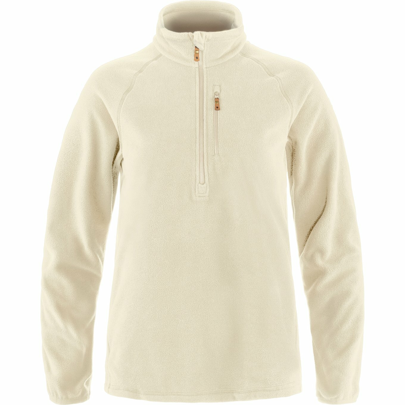 Fjallraven 瑞典北極狐 Ovik Lite Fleece Half Zip W 女款 半門襟夾克 刷毛外套 中層刷毛衣 FR 14600199-113 粉筆白 [HappyOutdoor]
