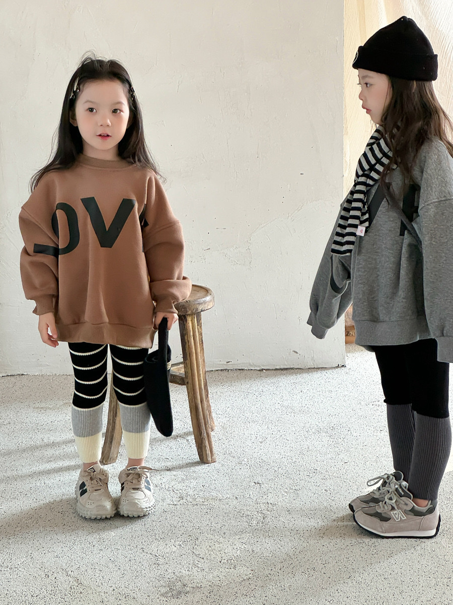 針織拼接內搭褲