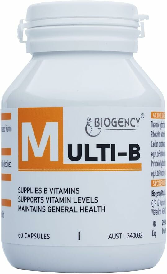 Biogency Multi-B 維生素 B 群 x 60 膠囊