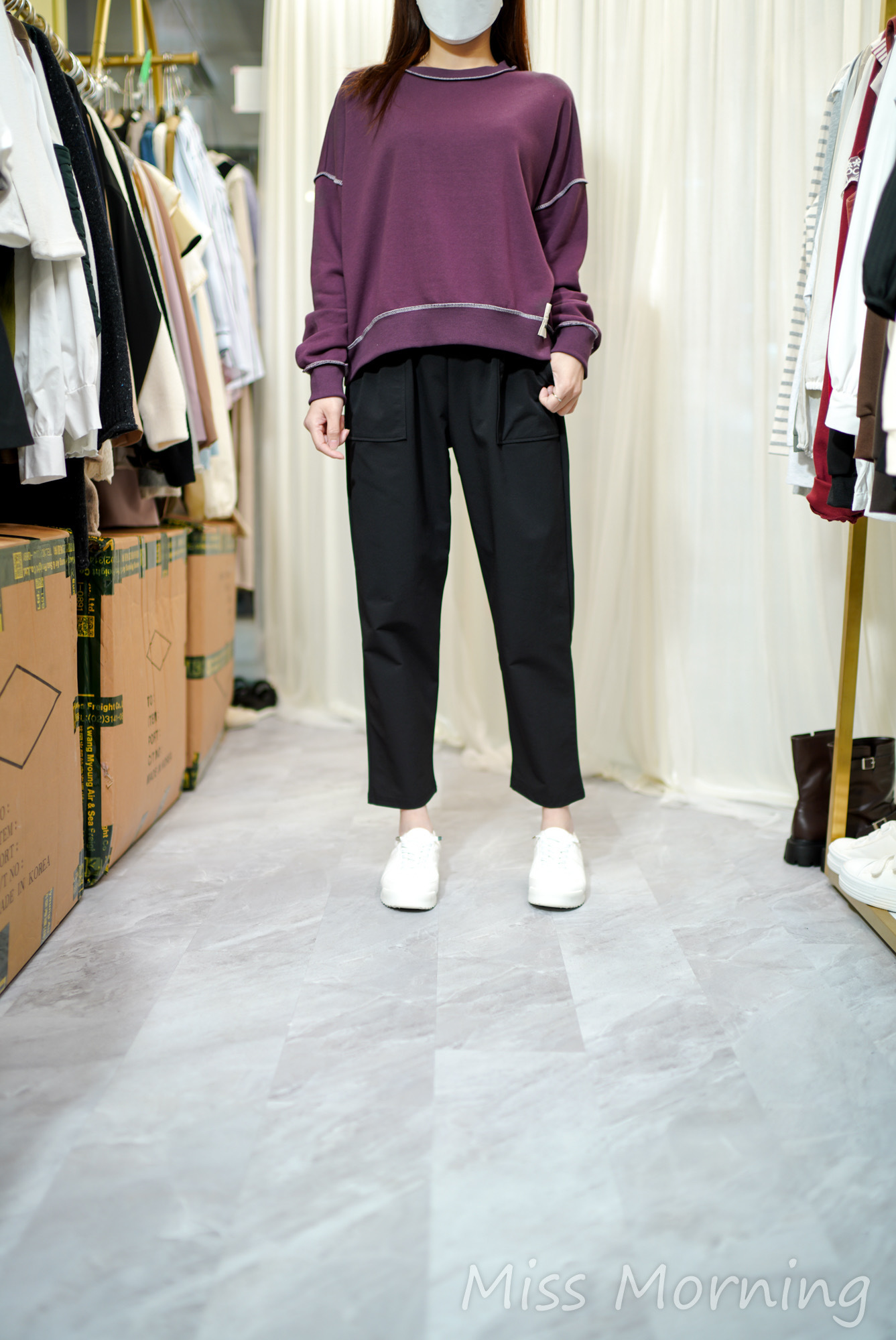 明線款上衣(14237)