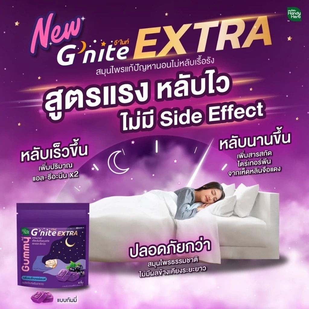泰國 Genite 睡眠軟糖 有助於放鬆 平靜心靈 減輕壓力