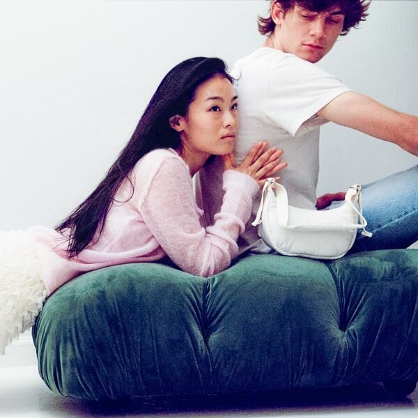 <韓國代購> LESPORTSAC X GLOWNY MINI CRESCENT HOBO