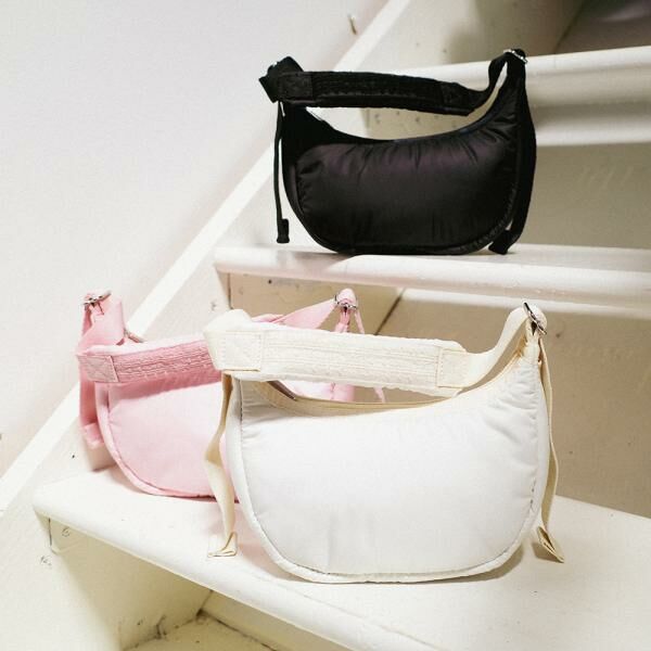 <韓國代購> LESPORTSAC X GLOWNY MINI CRESCENT HOBO