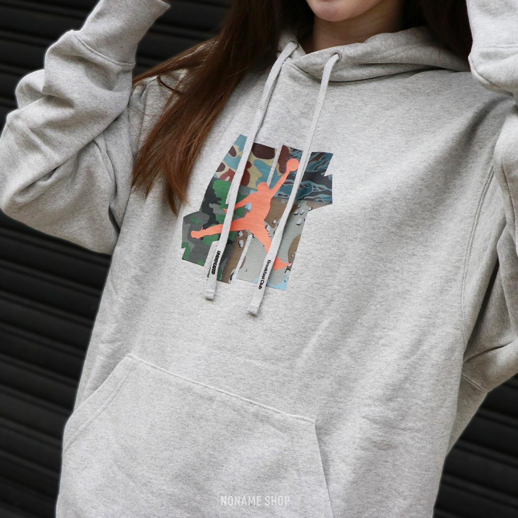 NIKE JORDAN X UNDEFEATED 聯名款 LOGO 印花 連帽 帽TEE 長袖 兩色 (男款)