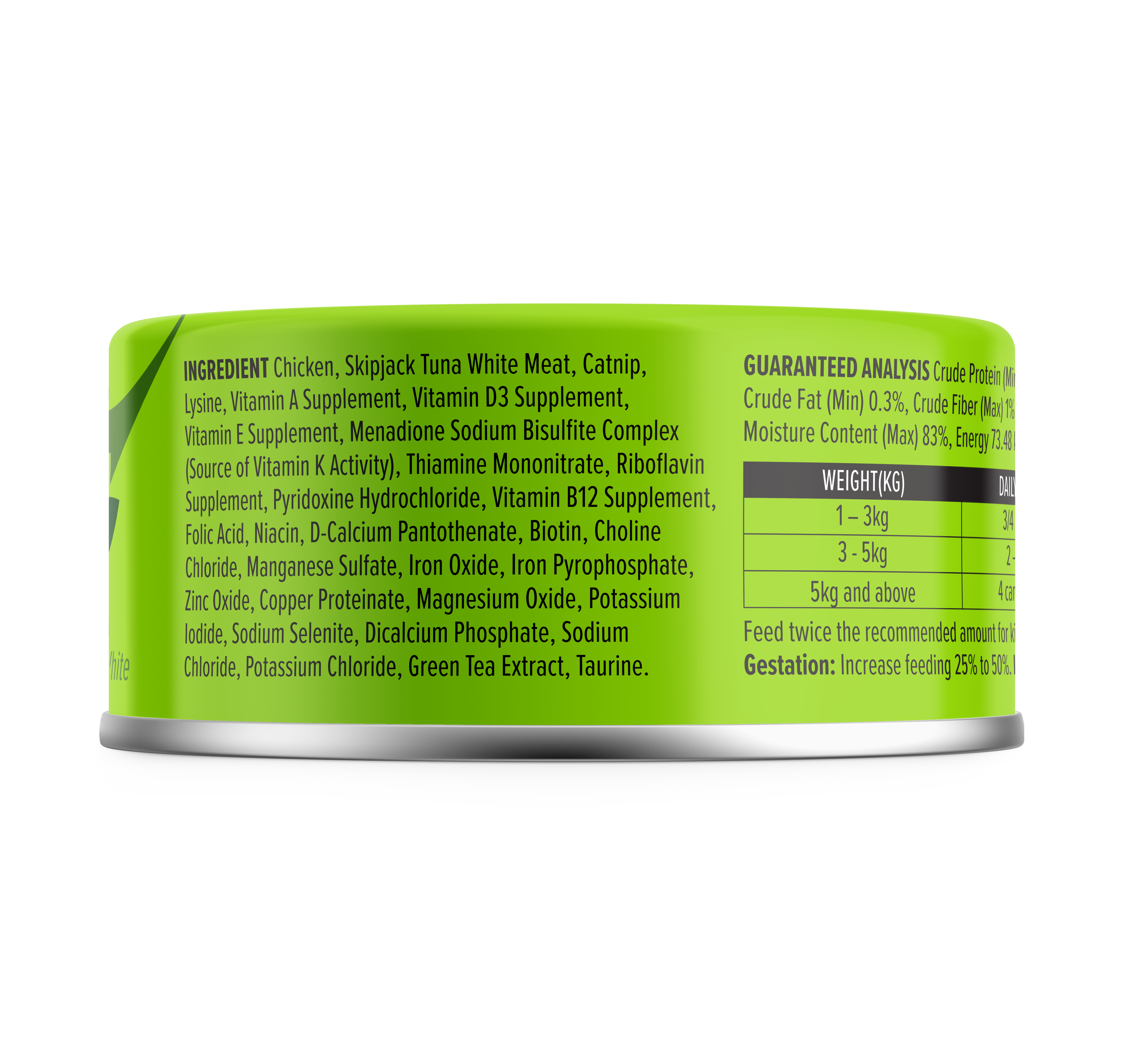 Nurture Pro Canned Cat Food - Chicken & Skipjack Tuna White Meat with Catnip 80g