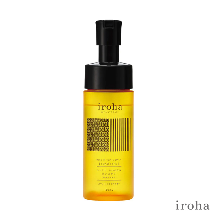 iroha INTIMATE WASH 依柔華私密沐浴乳 泡沫型-150ml  【香甜柑橘】