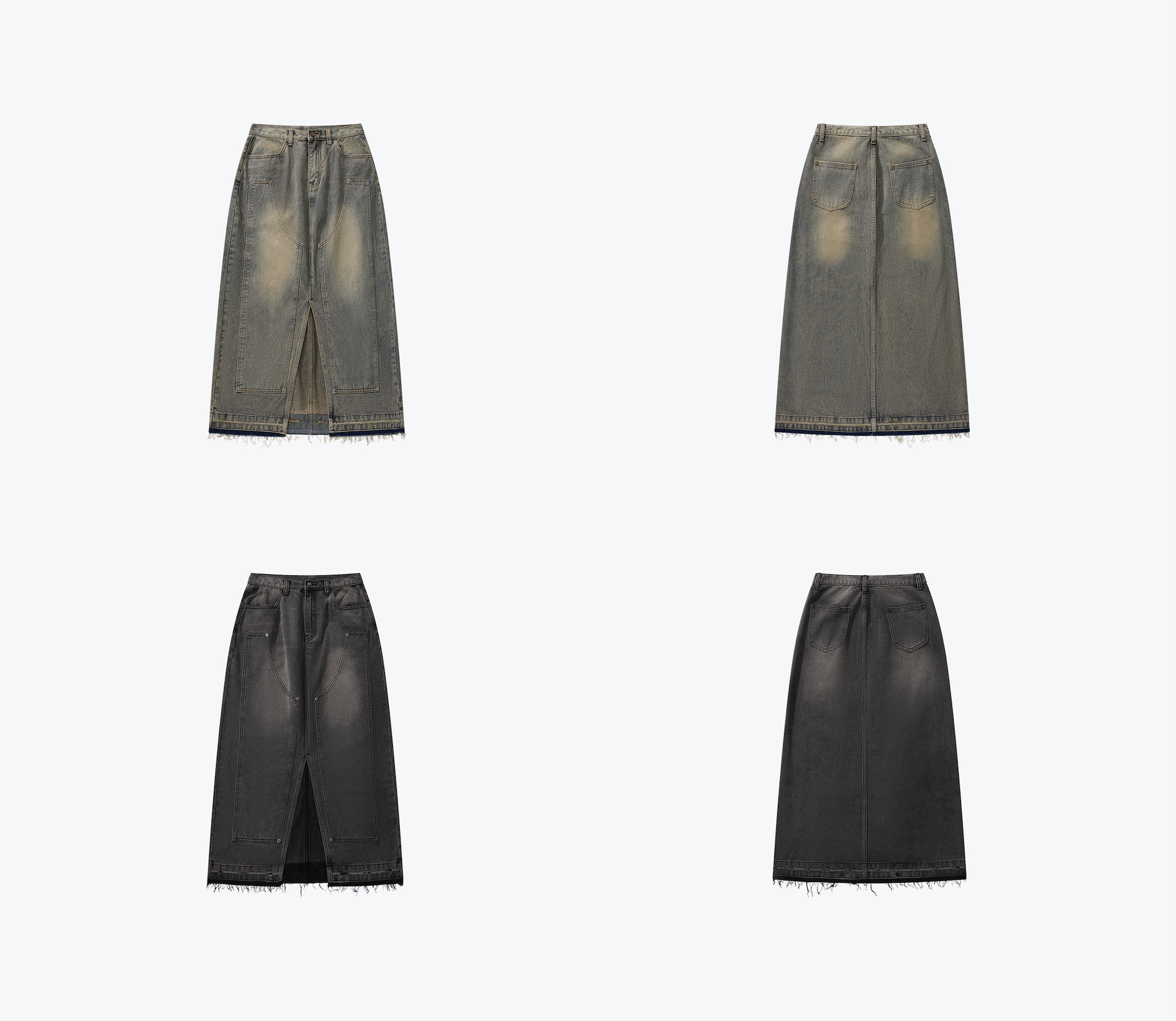 [現貨] Sense Double Knee Denim Full Skirts
