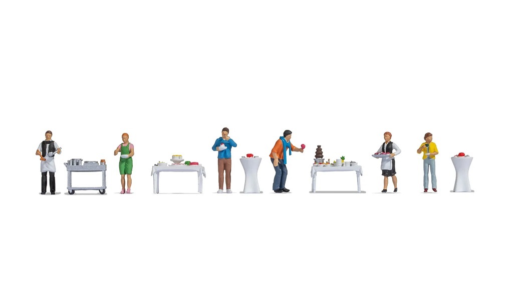 Noch 16277 HO規 Buffeet 自助餐主題人物套裝