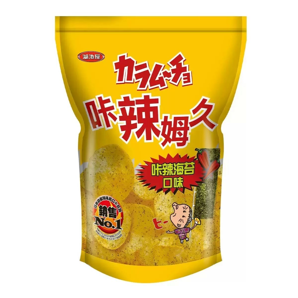 台灣 好市多 卡辣姆久 平切洋芋片卡辣海苔口味 500公克 (✈️直送香港✈️運費到付)