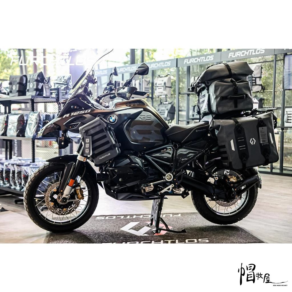 FURCHTLOS 富合樂斯 防水馬鞍包邊包34L一對 夜間反光 可手提側背 MOLLE安裝系統 全系列