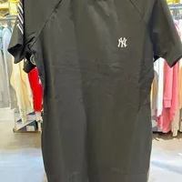 [S] MLB LA LOGO PATCH FIT DRESS,BLACK, 3FOPS0123K0001-50BKS (SMLB415)