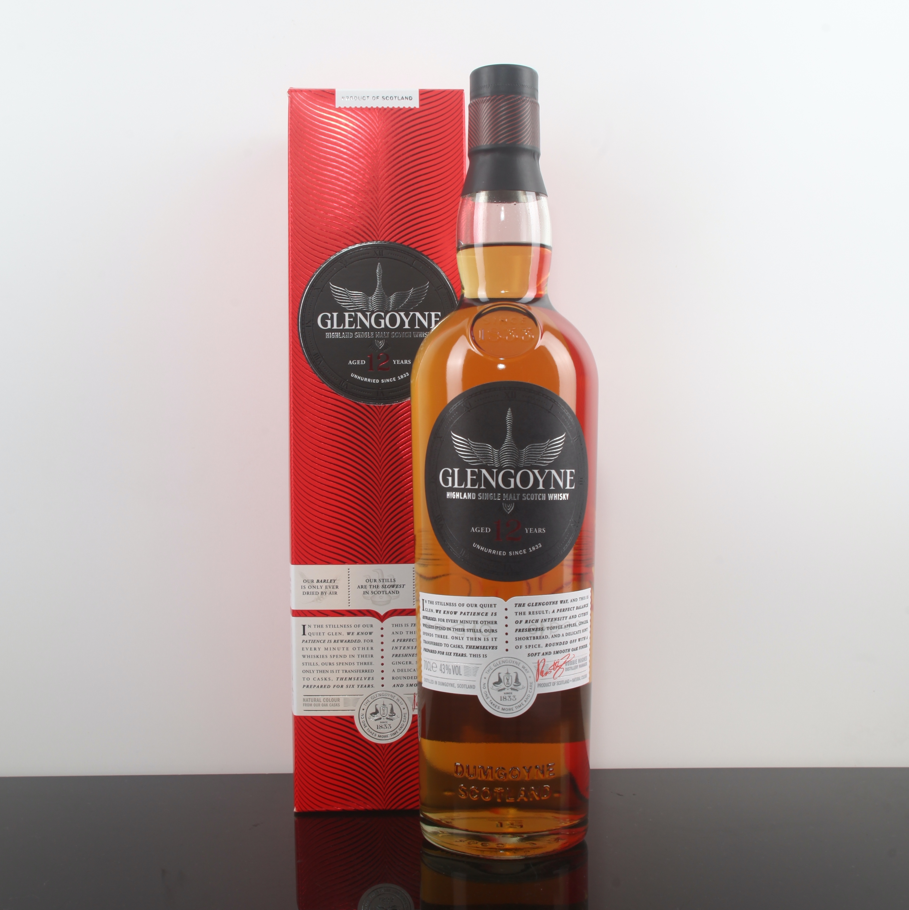Glengoyne 12YO Single Malt Whisky 43％
