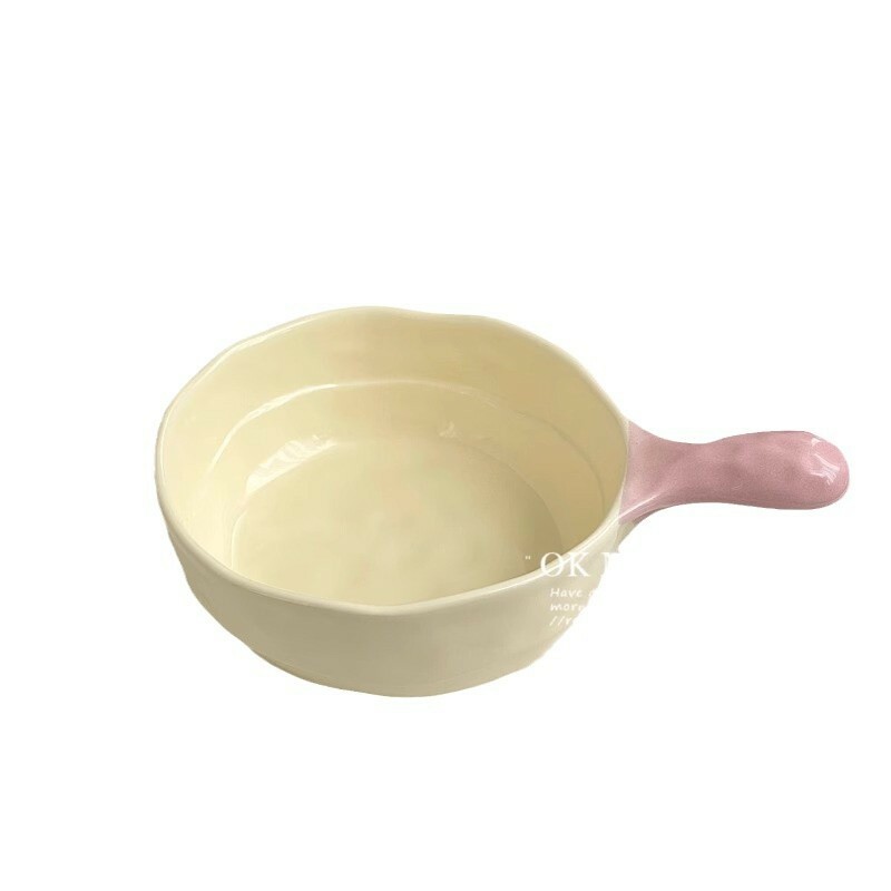 《5089》奶油風手把陶瓷碗