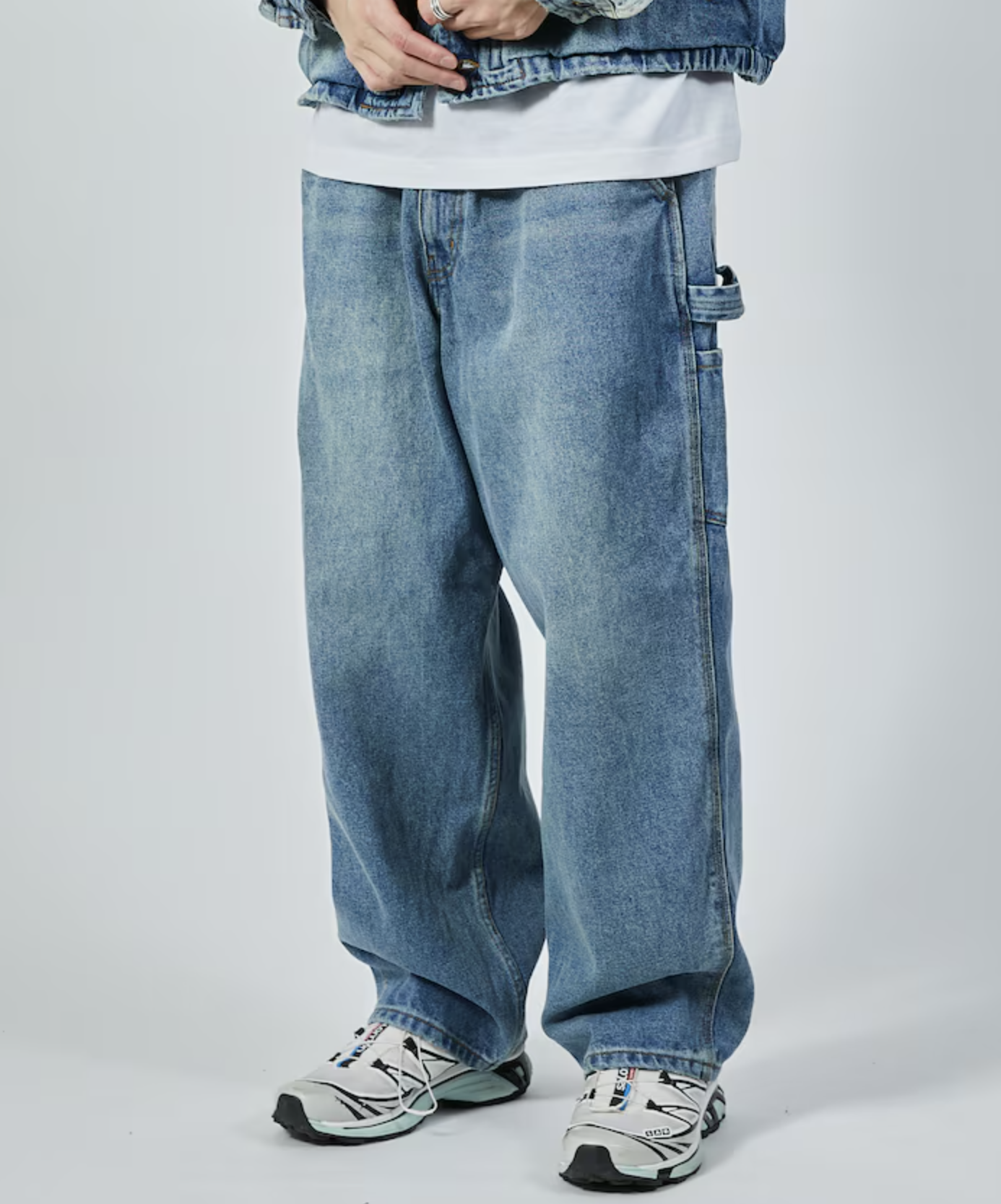 [現貨] NAUTICA Crushed Denim Pants | Indigo