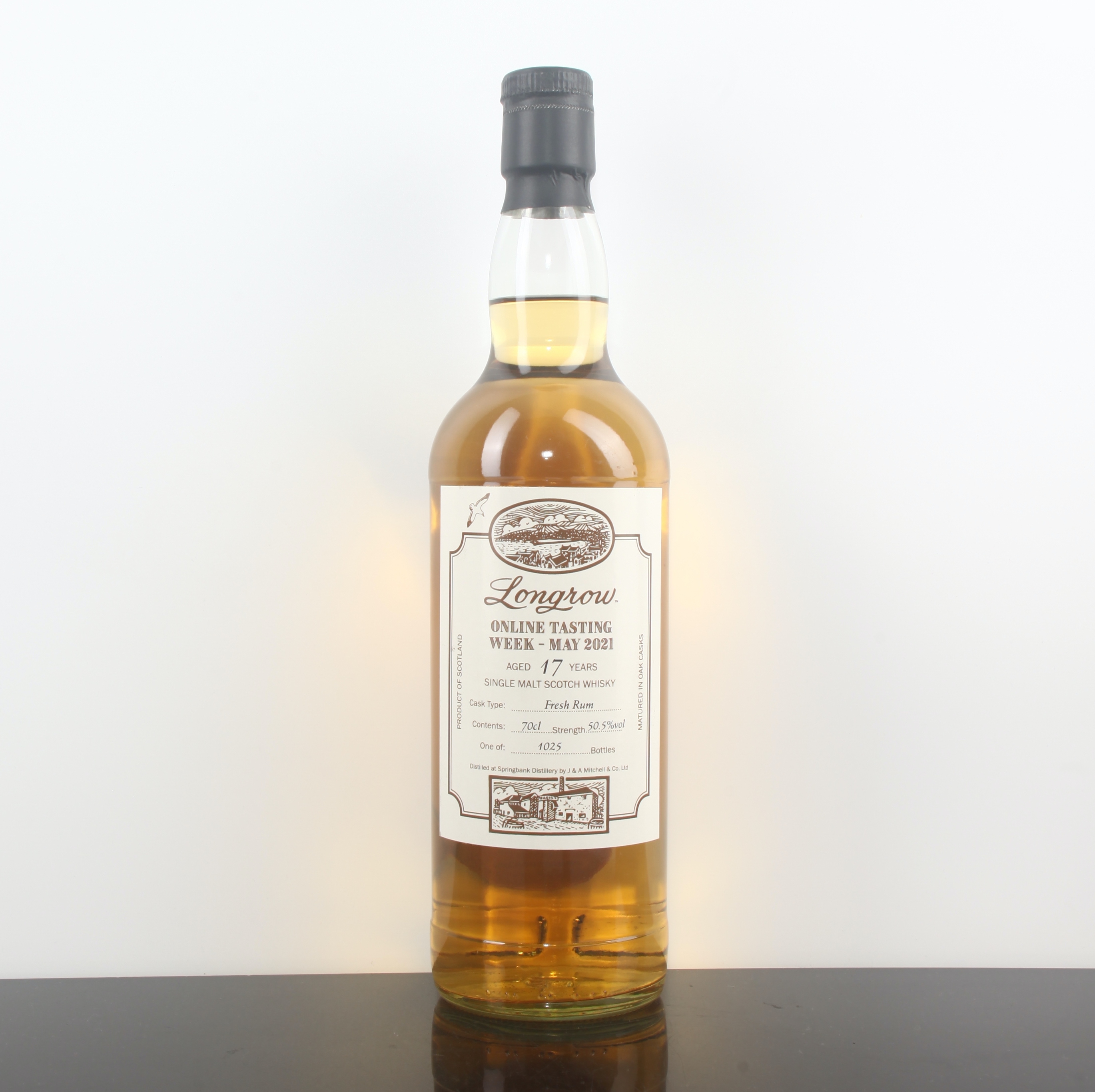 Longrow (Springbank) 17YO Fresh Rum Barrels 50.5% "Online Tasting Week May 2021 Exclusive"