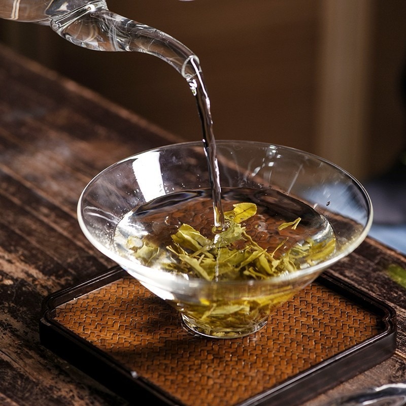 日式玻璃泡茶碗勺套裝