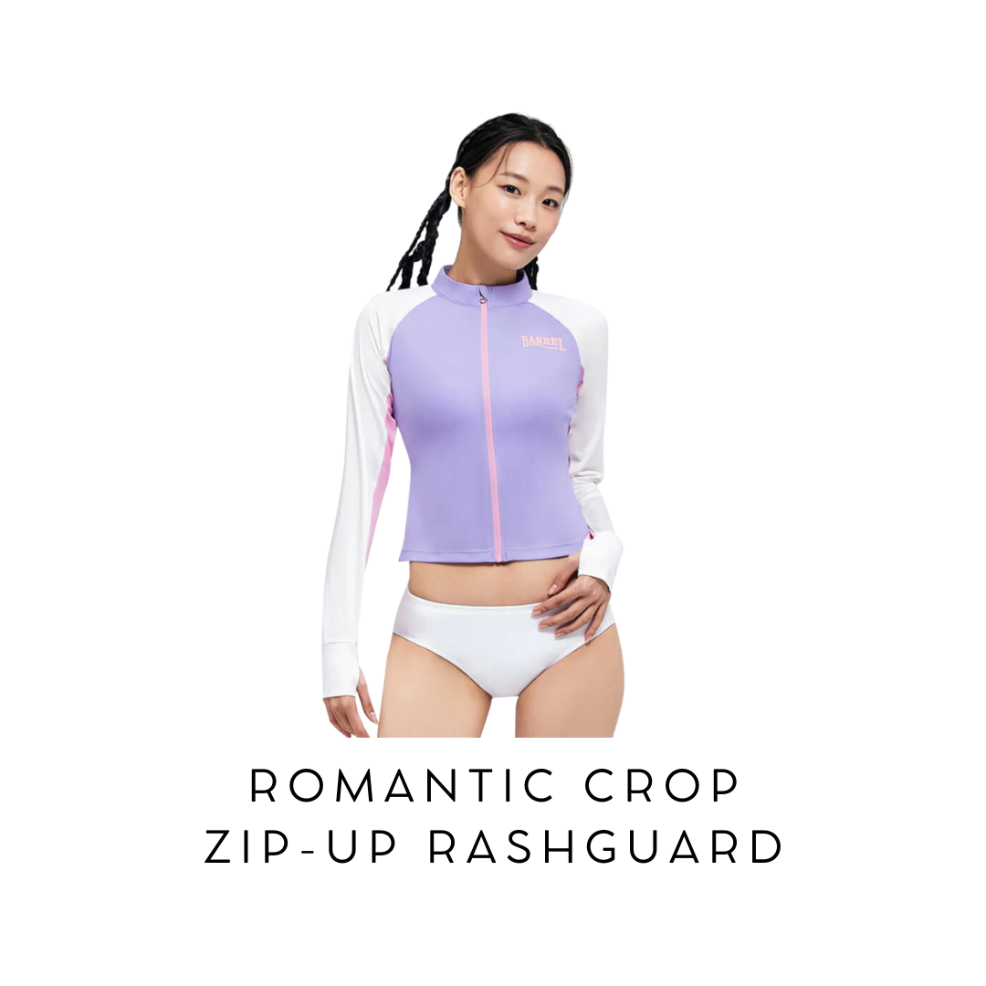 (斷貨)▲BARREL 動感學院風女款拉鍊防曬上衣