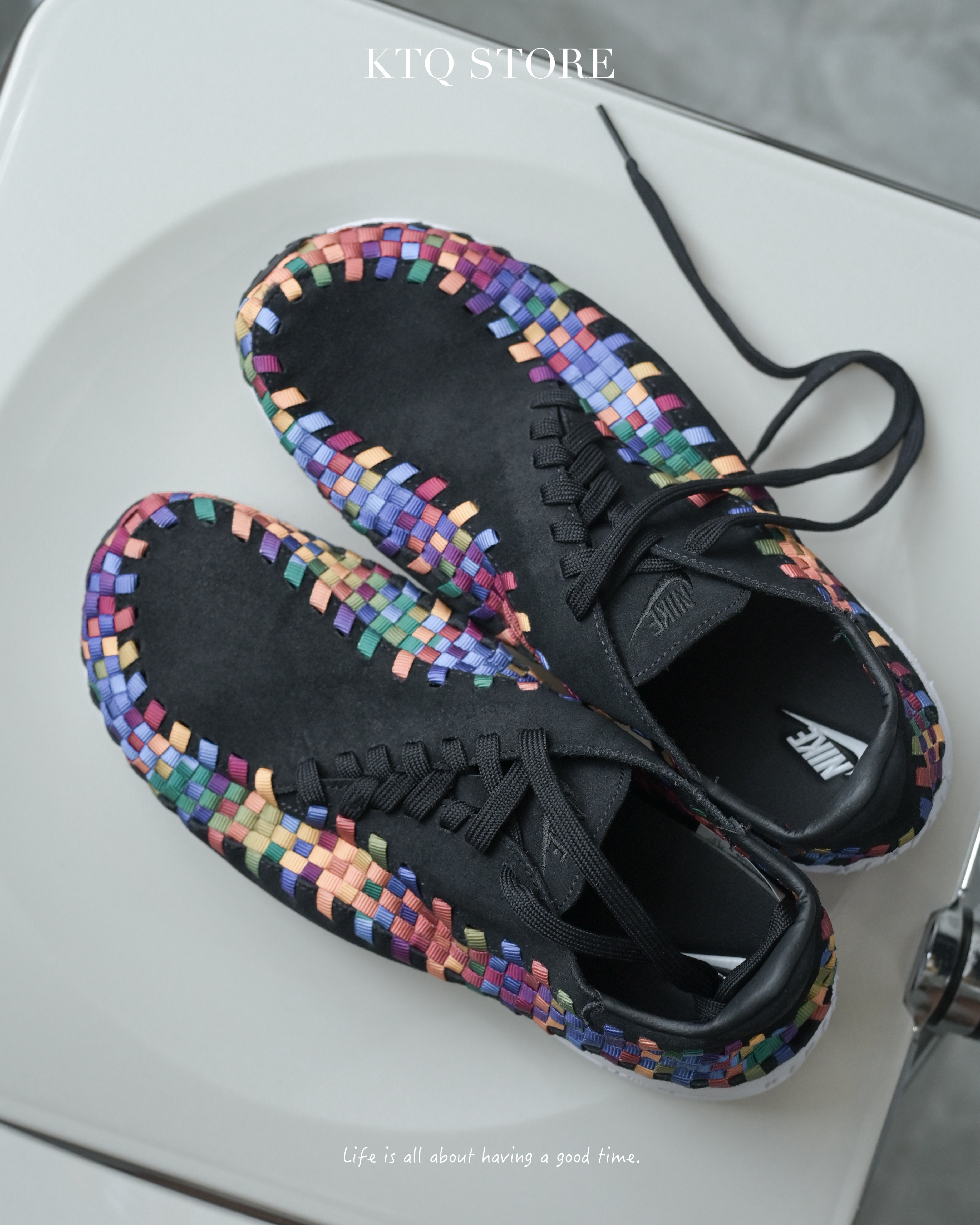 KTQ STORE ‧ Air Footscape Woven Black and Multi-Colour 編織鞋 FB1959-002