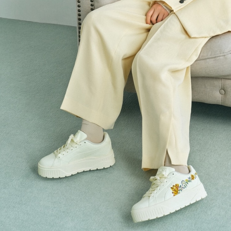 PUMA KARMEN 2 米白小花