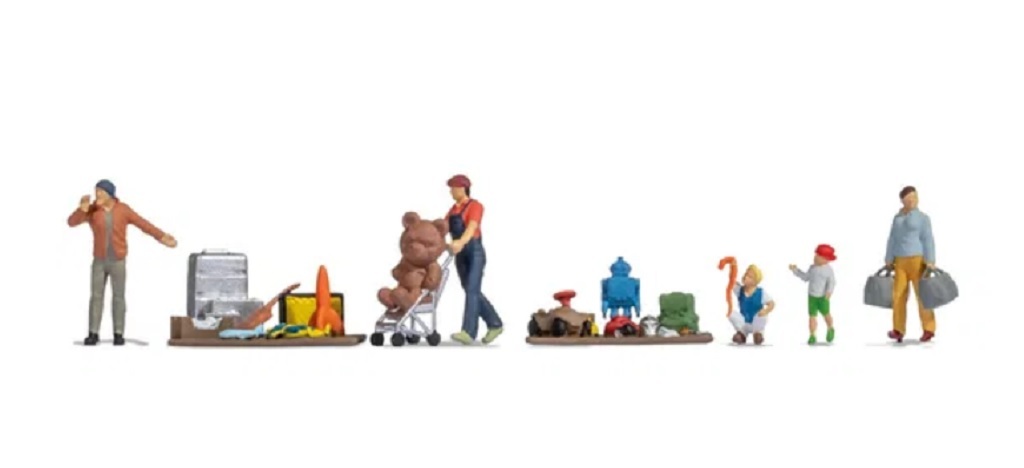 Noch 16282 HO規 Flea Market 跳蚤市場主題人物套裝