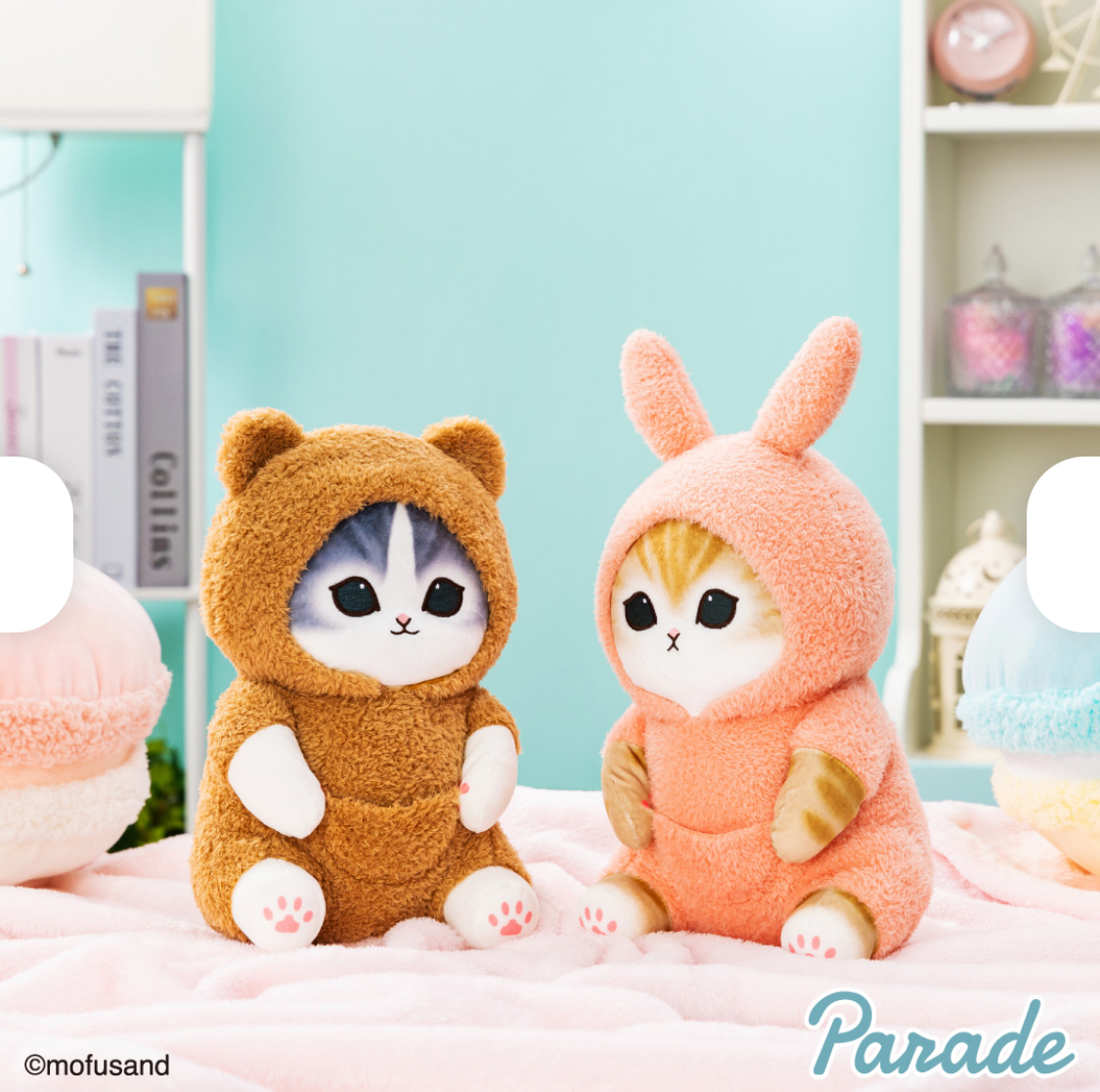 日本限定 貓福珊迪 mofusand 睡衣 28cm 大毛絨玩具