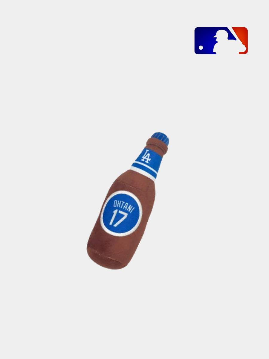 【MLB】洛杉磯天使 大谷翔平選手款｜狗狗酒瓶造型玩具