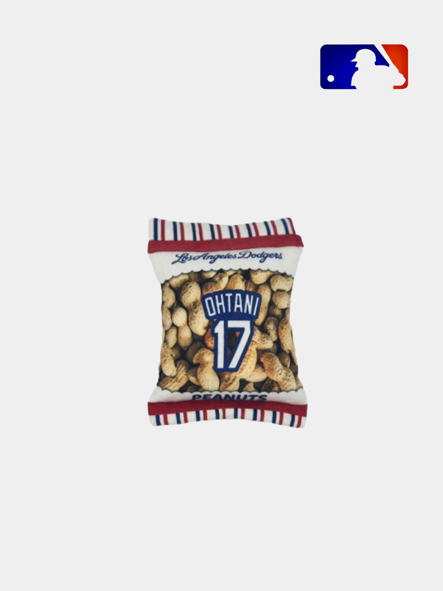 【MLB】洛杉磯天使 大谷翔平選手款｜狗狗花生零食袋玩具
