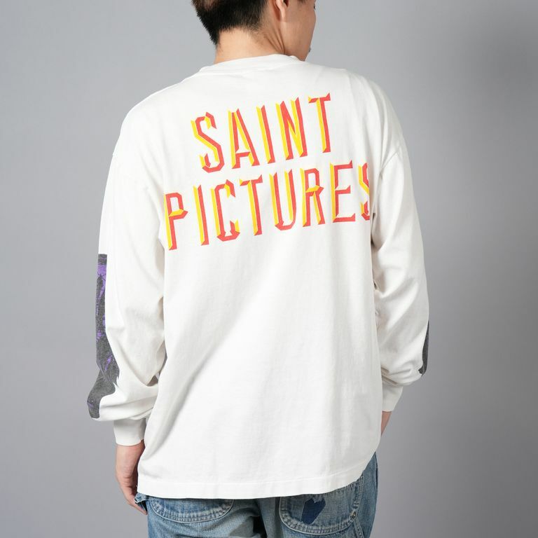 SAINT Mxxxxxx 2024 A/W SAINT PICTURES LS TEE - WHITE PRE ORDER ITEM (預訂中)