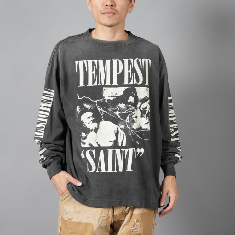 SAINT Mxxxxxx TEMPEST LS TEE - BLACK PRE ORDER ITEM (預訂中)