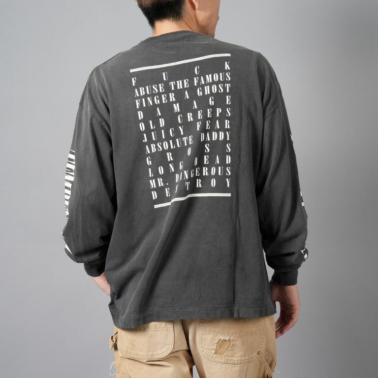 SAINT Mxxxxxx TEMPEST LS TEE - BLACK PRE ORDER ITEM (預訂中)