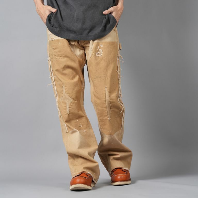 SAINT Mxxxxxx 2024 A/W DOUBLE KNEE PANT - BEIGE PRE ORDER ITEM (預訂中)