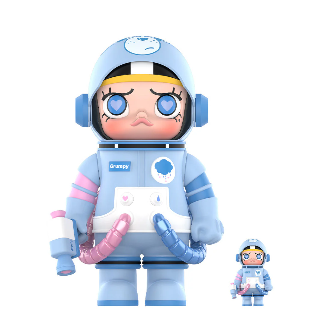 POP MART MEGA Space Molly 400%+100% Combo Grumpy Bear