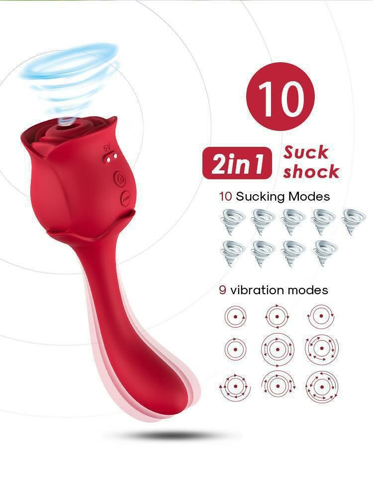 〔有樣有實力〕USK-E05 玫瑰雙頭吸啜捧