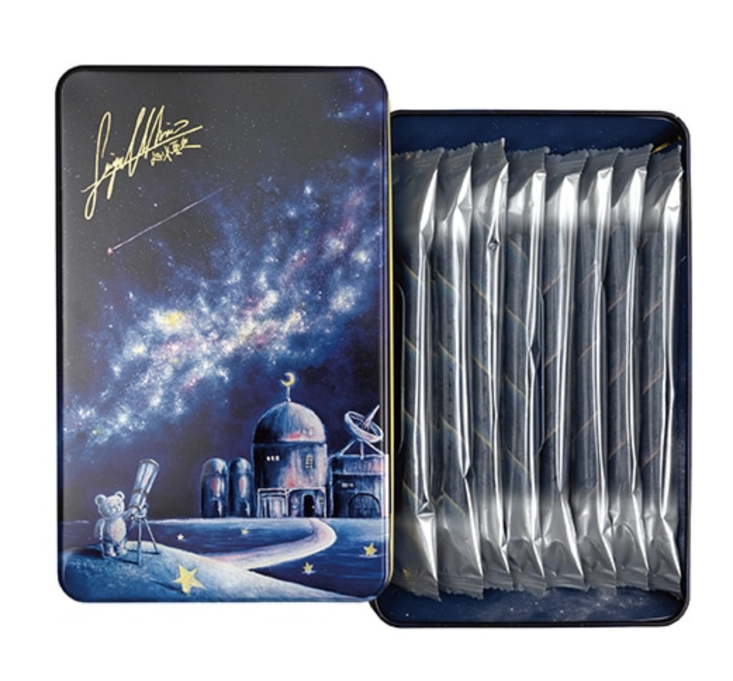 本高砂屋x宇城聖矢 神秘的星空鐵盒捲心酥