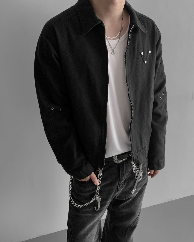 牛津鉚釘夾克外套