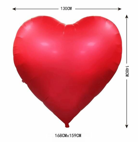 63吋超大型心形鋁膜氣球👉現貨