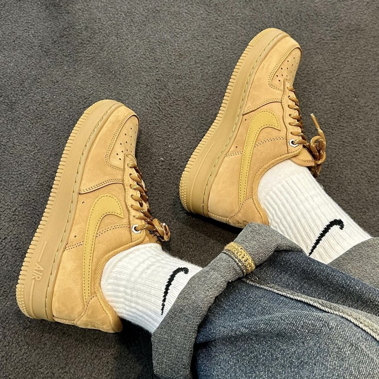 Nike Air Force 1 Low Flax 小麥色 女鞋 低筒休閒鞋