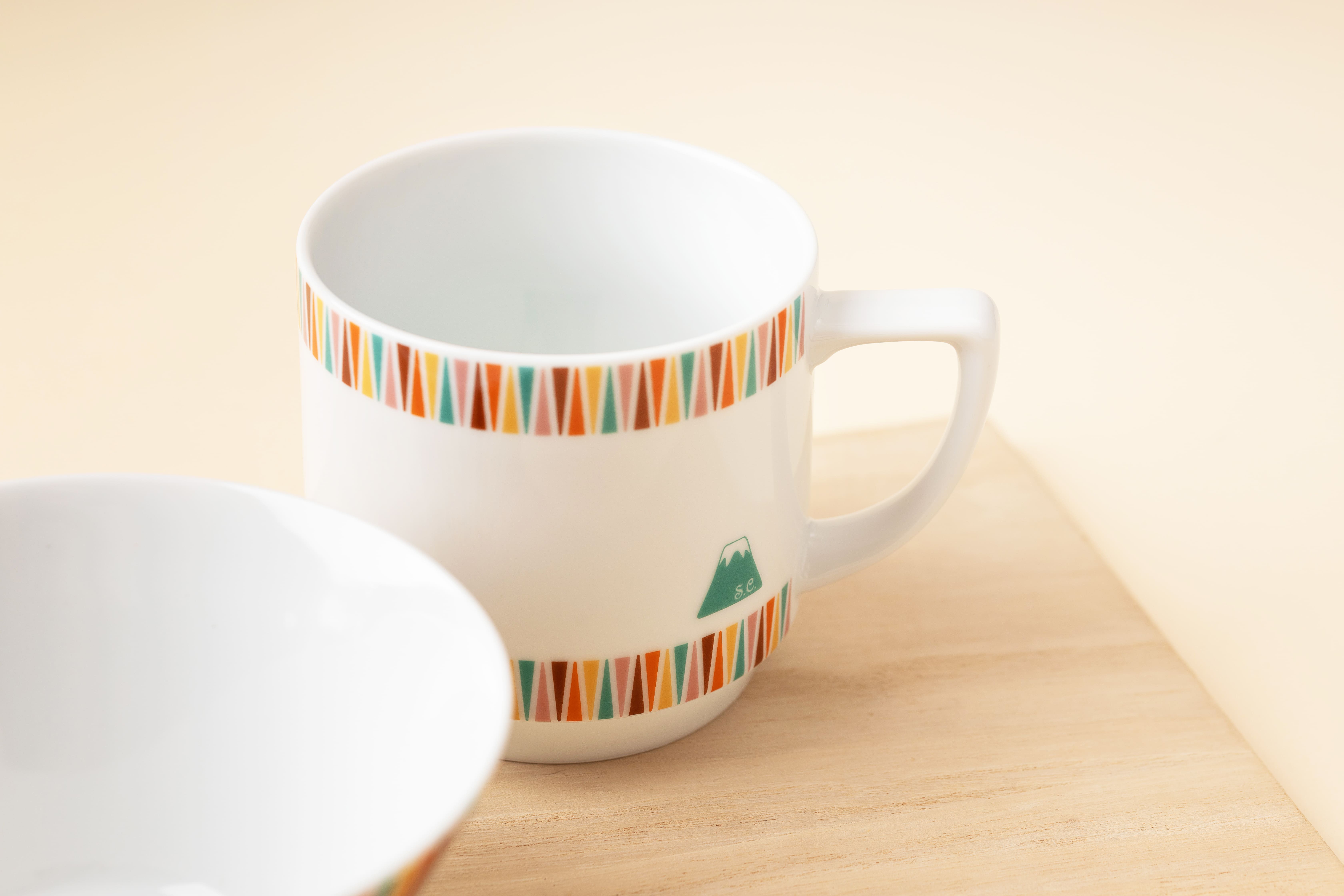 SWEETS CRAFT 日本富士山系列馬克杯 復古色