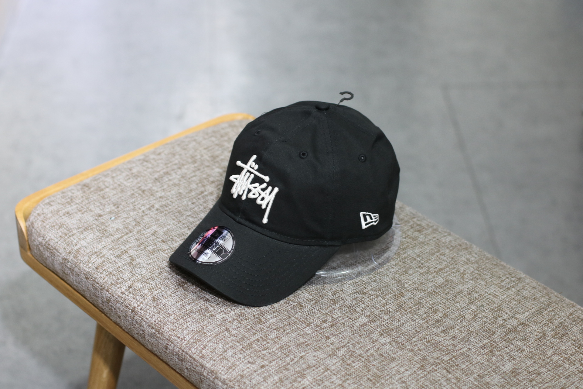 STUSSY×NEW ERA 9TWENTY BASIC STUSSY NEW ERA 9TWENTY BASIC TRUCKER BLACK - Stay Fresh