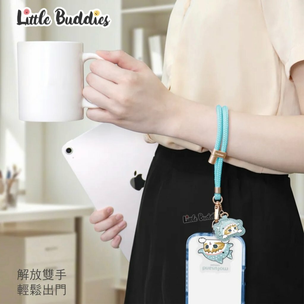 台灣 Garmma x mofusand 皮革吊飾手機繩 (長帶/短繩)